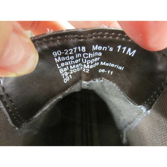 Dockers Brown Oil Tanned Leather Elastic Gusset Campus Monk Ankle Boots 11M main image 4